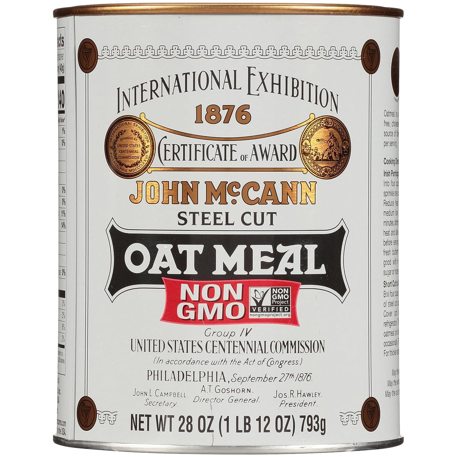 Mccann'S Irish Oatmeal, Traditional Steel Cut Oats, 28 Ounce