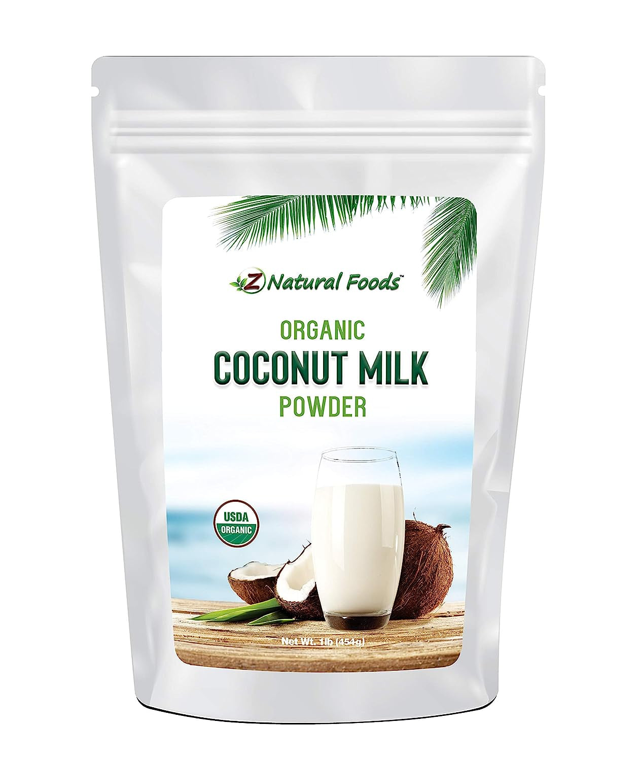 Organic Coconut Milk Powder, Lactose Free Milk, 1 Lb