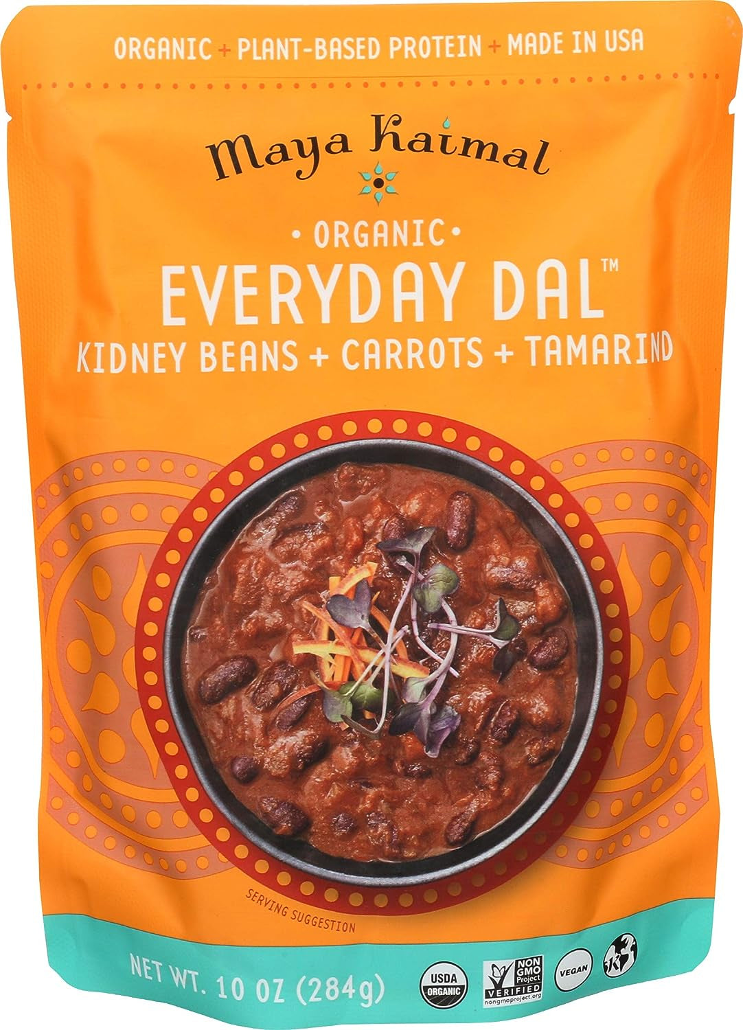 Organic Everyday Dal Kidney Bean Carrot Tamarind, 10 Oz