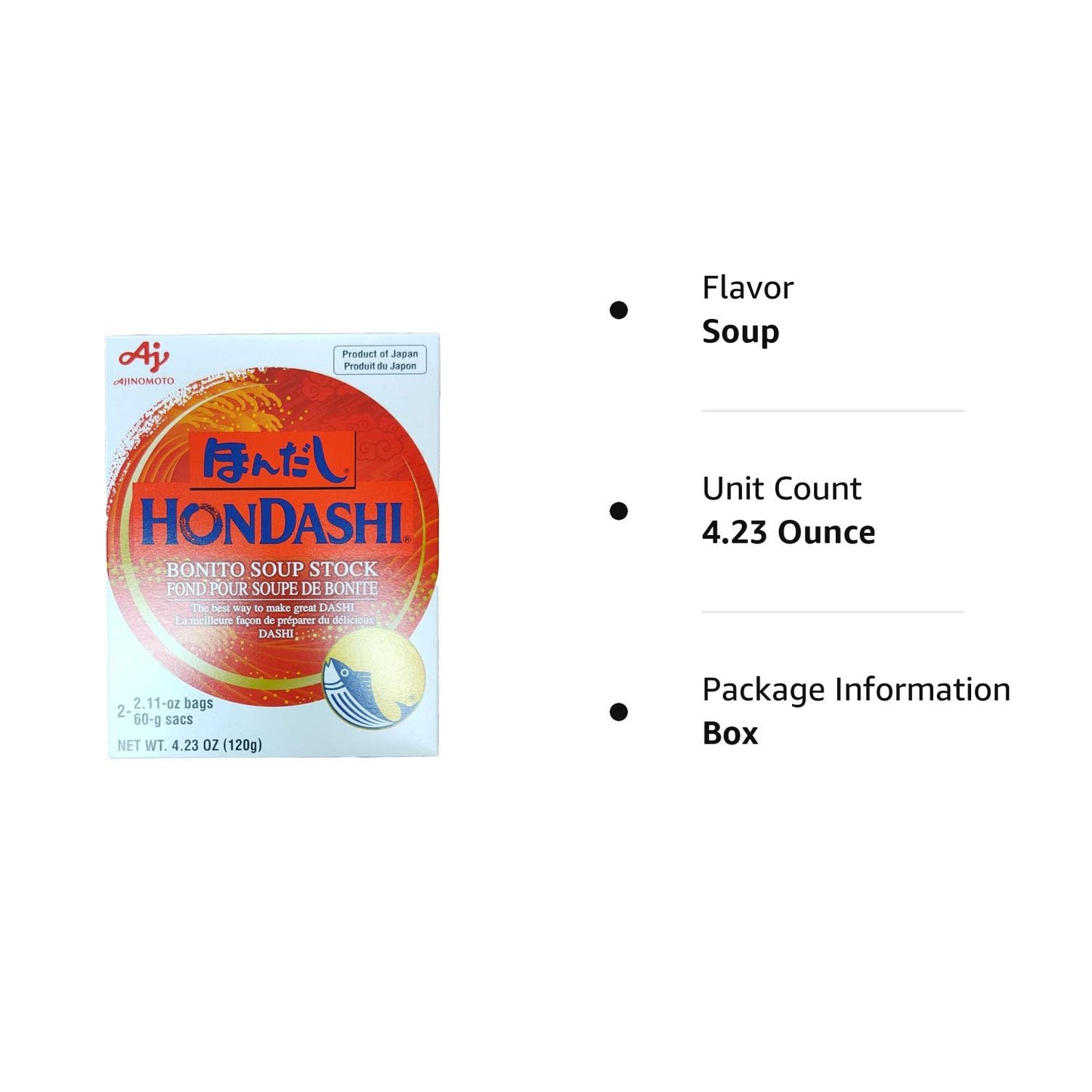 Ajinomoto - Hon Dashi (Soup Stock) 4.23 Oz.