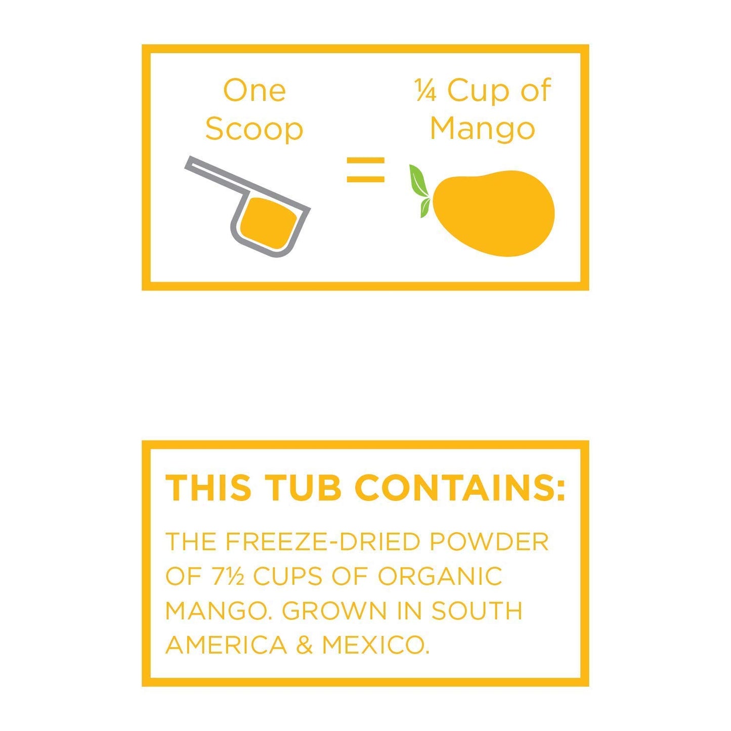 - Organic Mango Powder - South America Grown & Freeze-Dried in the USA