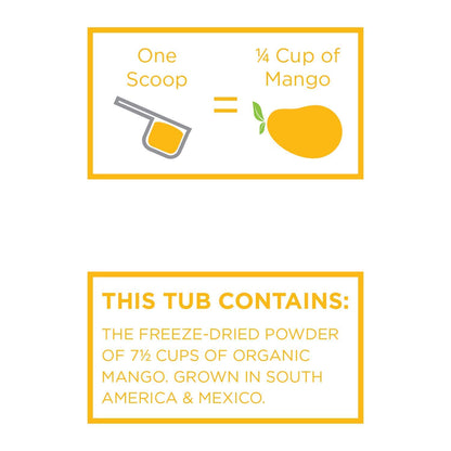 - Organic Mango Powder - South America Grown & Freeze-Dried in the USA