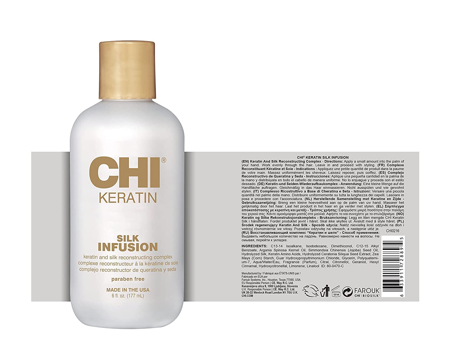 CHI Keratin Silk Infusion, 6 Fl Oz