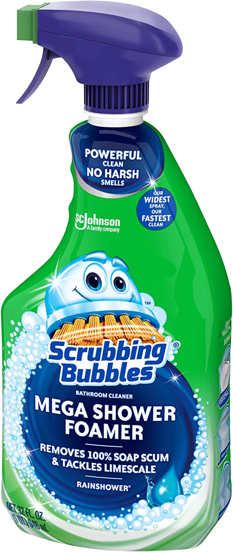 Scrubbing Bubbles Mega Shower Foamer with Ultra Cling Trigger 32Oz