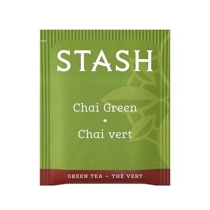 Tea Green Chai Tea, Box of 100 Tea Bags (Packaging May Vary)