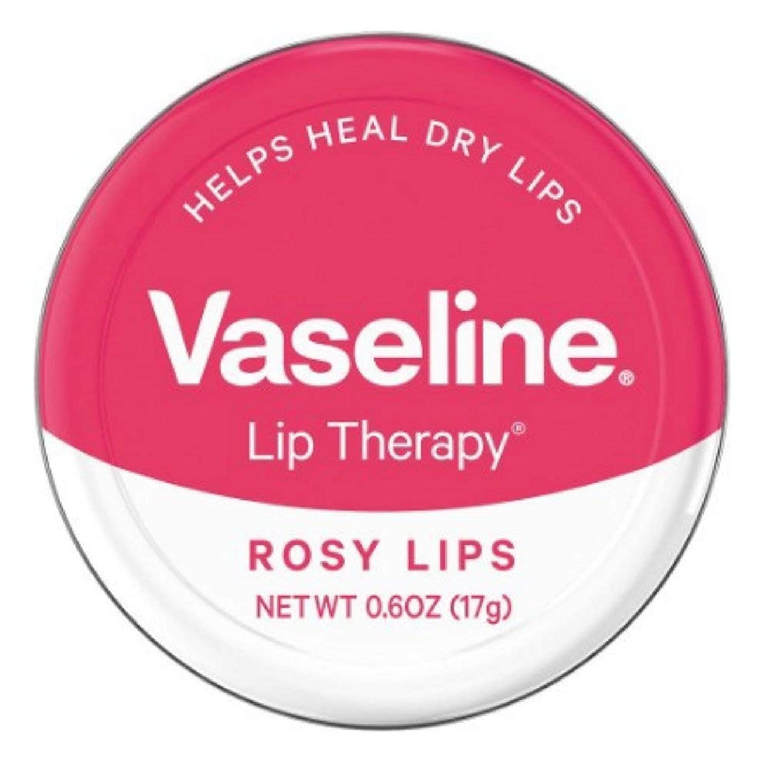 Vaseline Lip Therapy Lip Balm, Rosy Lips 0.6 Oz (Pack of 3)