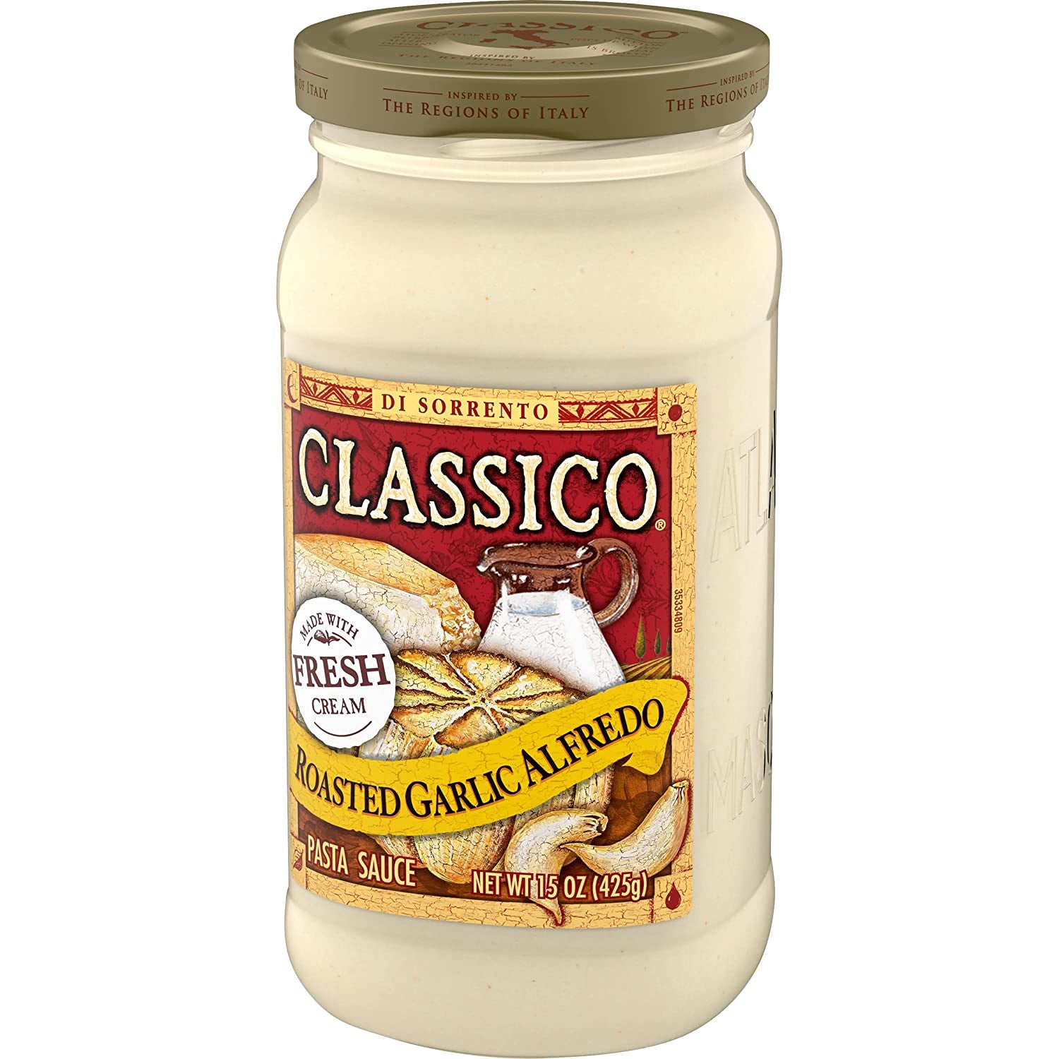 Classico Roasted Garlic Alfredo Pasta Sauce (15 Oz Jar)