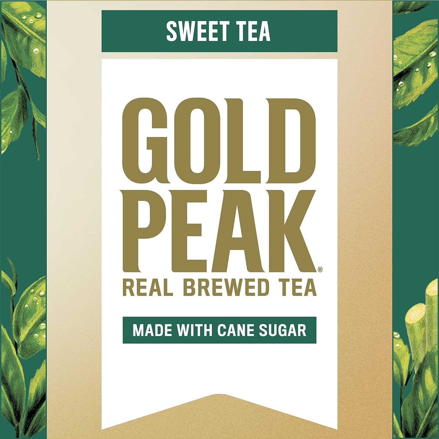 Gold Peak Sweetened Black Iced Tea Drink, 16.9 Fl Oz, 6 Pack