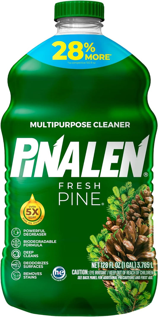 PINALEN Original Fresh Pine Multipurpose Cleaner, Kitchen, Floor, Bathroom and Surface Cleaning Product for Home 128 Fl.Oz.