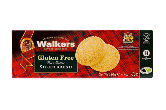 Walkers Shortbread Cookies, Pure Butter Shortbread Rounds, Gluten Free, 4.9 G.