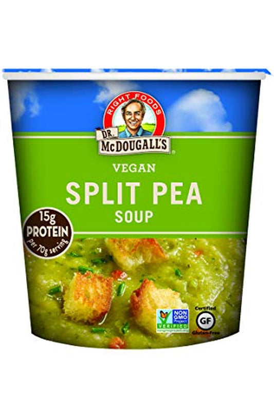 Dr. Mcdougall'S Split Pea with Barley Big Cup Soup, 2.5 Oz (Pack of 6)