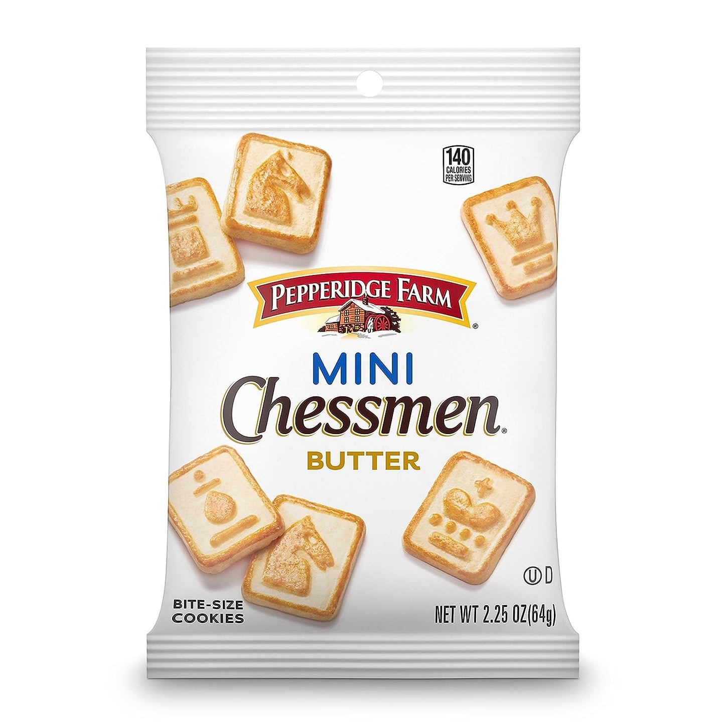 Pepperidge Farm Chessmen Minis Butter Cookies, 8 Snack Packs, 2.25-Oz. Each (Pack of 8)