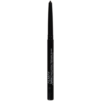 Almay Eyeliner Pencil, Hypoallergenic, Cruelty Free, Oil Free-Fragrance Free, Ophthalmologist Tested, Long Wearing and Water Resistant, with Built in Sharpener, 205 Black, 0.01 Oz