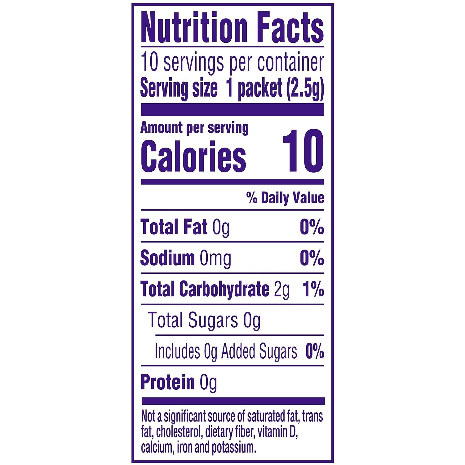 Crystal Light Sugar-Free Energy Citrus On-The-Go Powdered Drink Mix 10 Count