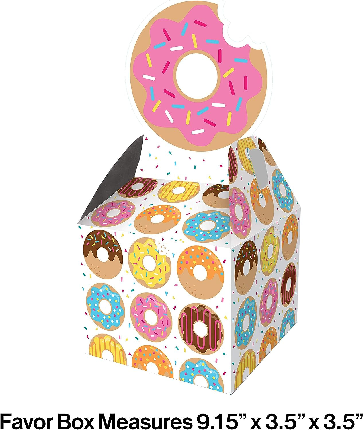 Donut Time Favor Boxes Pkg/8