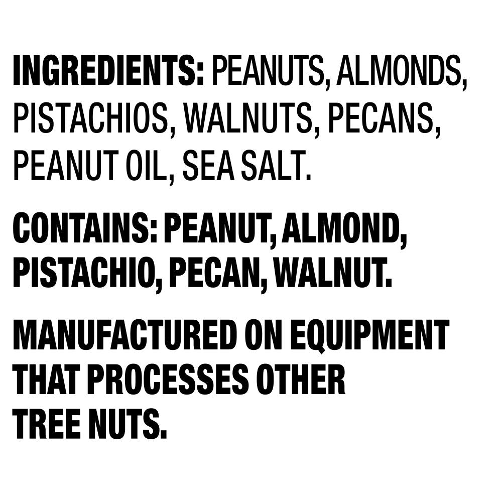 Nut-Rition Heart Healthy Mix with Peanuts, Almonds, Pistachios, Pecans, Walnuts & Sea Salt, 7 Ct Packs