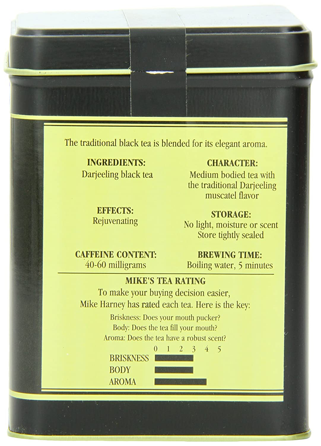 Harney & Sons Loose Leaf Black Tea, Darjeeling, 8 Ounce