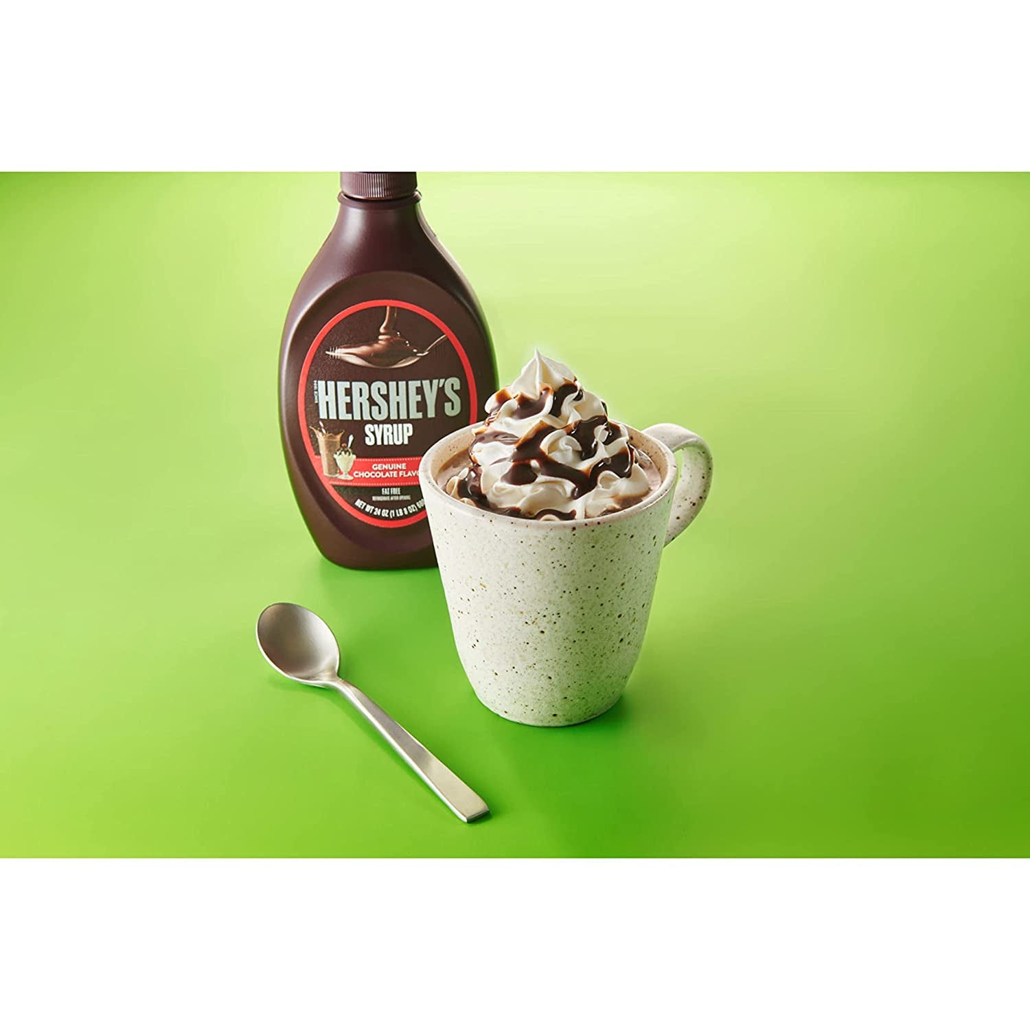 HERSHEY'S Chocolate Syrup Bottle, 24 Oz