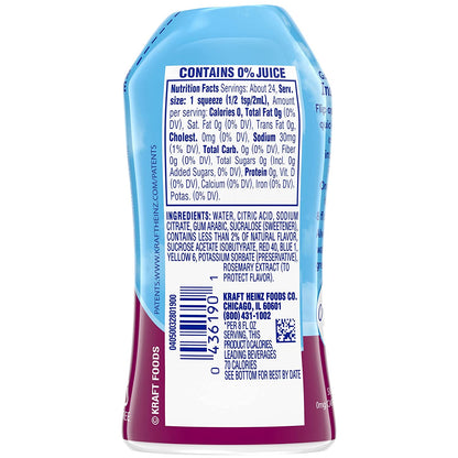 Crystal Light Sugar-Free Zero Calorie Liquid Water Enhancer - Blackberry Lemonade Water Flavor Drink Mix (1.62 Fl Oz Bottle)