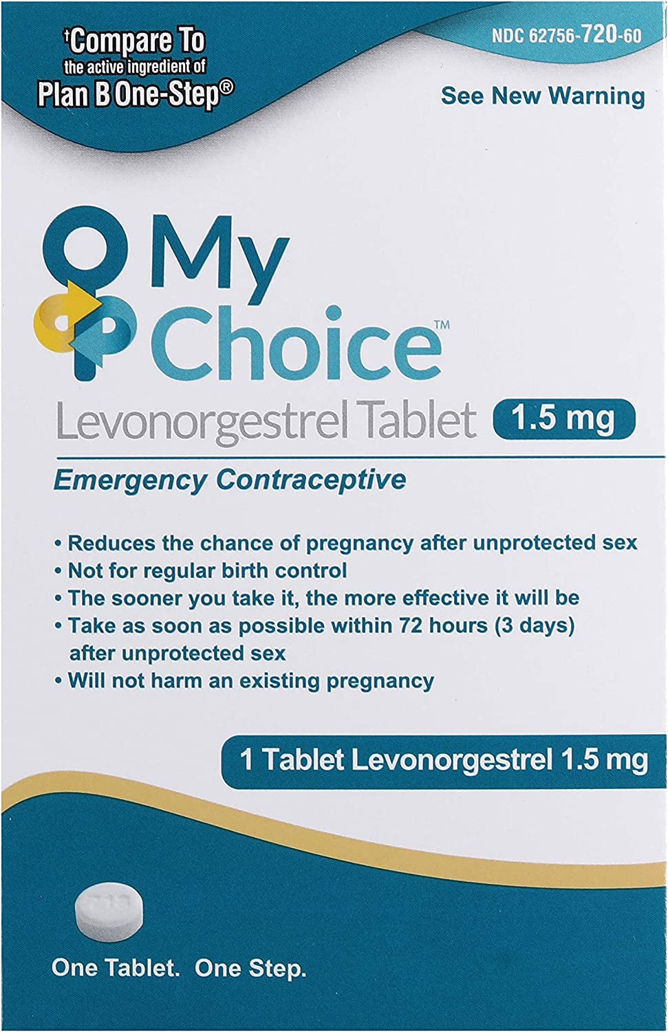 My Choice Emergency Contraceptive 1 Tablet