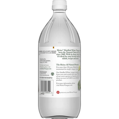 Heinz All Natural Distilled White Vinegar with 5% Acidity (32 Fl Oz Bottle)