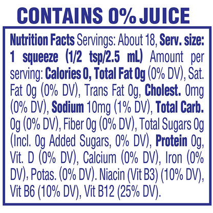 Crystal Light Sugar-Free Zero Calorie Liquid Water Enhancer with Caffeine - Tropical Paradise Punch Water Flavor Drink Mix (1.62 Fl Oz Bottle)