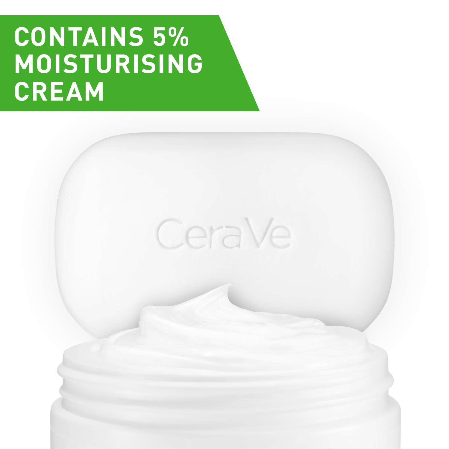 Cerave Hydrating Cleanser Bar | Soap-Free Body and Facial Cleanser with 5% Cerave Moisturizing Cream | Fragrance-Free |2-Pack, 4.5 Ounce Each