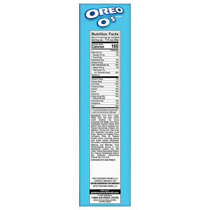 Post OREO Os Breakfast Cereal, 17 OZ Box