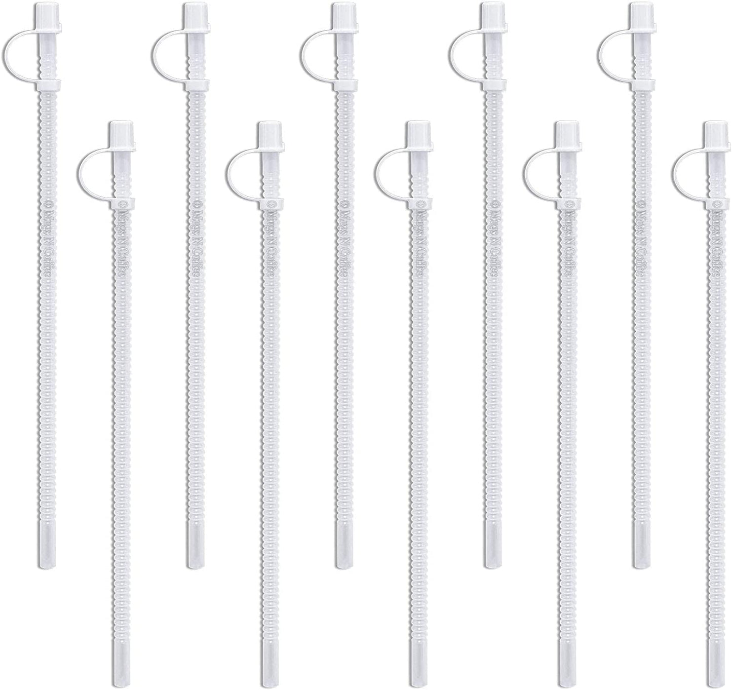 11" Flexible Straws for Jumbo Mugs (10)