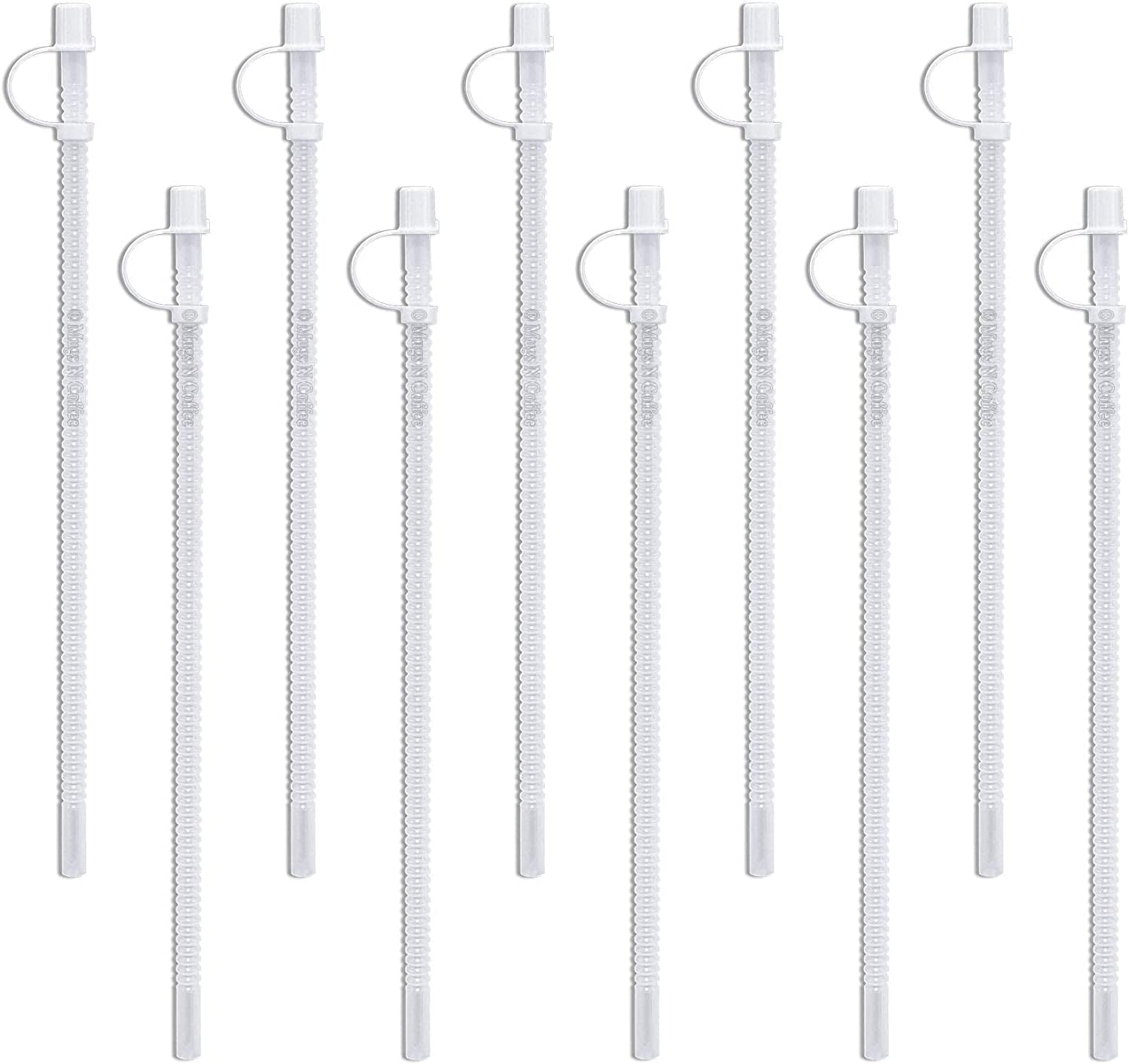 11" Flexible Straws for Jumbo Mugs (10)