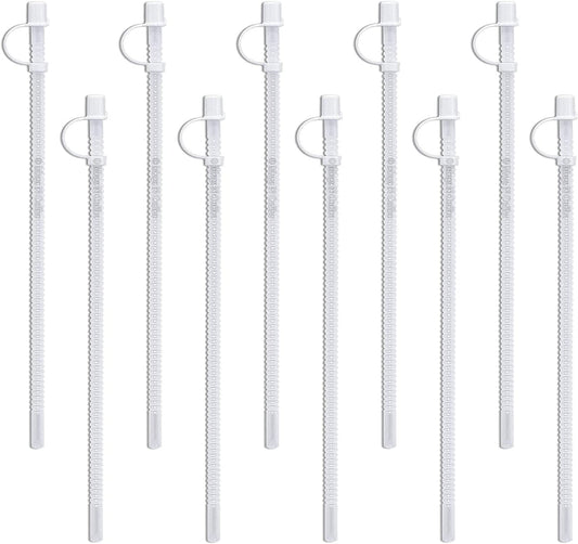 11" Flexible Straws for Jumbo Mugs (10)