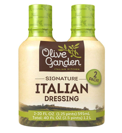 Olive Garden Signature Italian Salad Dressing, 20 Fl Oz (Pack of 2)