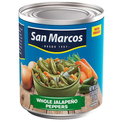 San Marcos Whole Jalapeño Peppers, 26 Oz