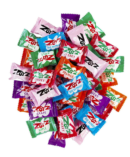 Zotz Fizzy Candy Bag, Assorted Flavors, 100 Count Bag