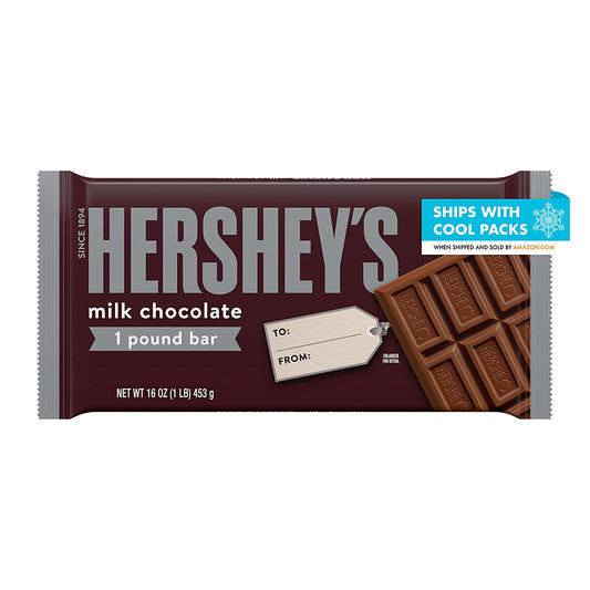 Hershey'S, Milk Chocolate Bar, 1 Lb.