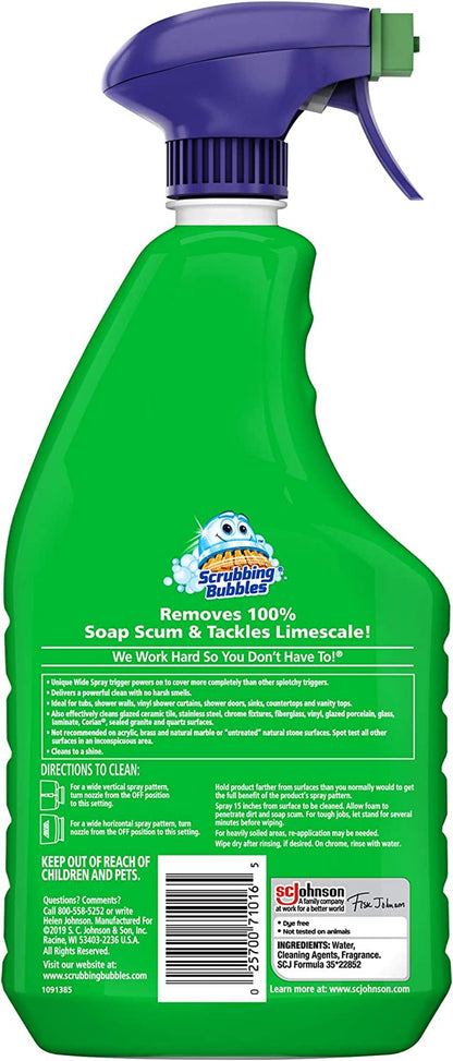 Scrubbing Bubbles Mega Shower Foamer with Ultra Cling Trigger 32Oz