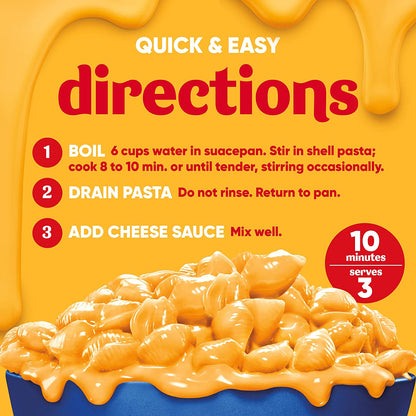 Velveeta Shells and Cheese Original Macaroni and Cheese Dinner, 12 Oz Box