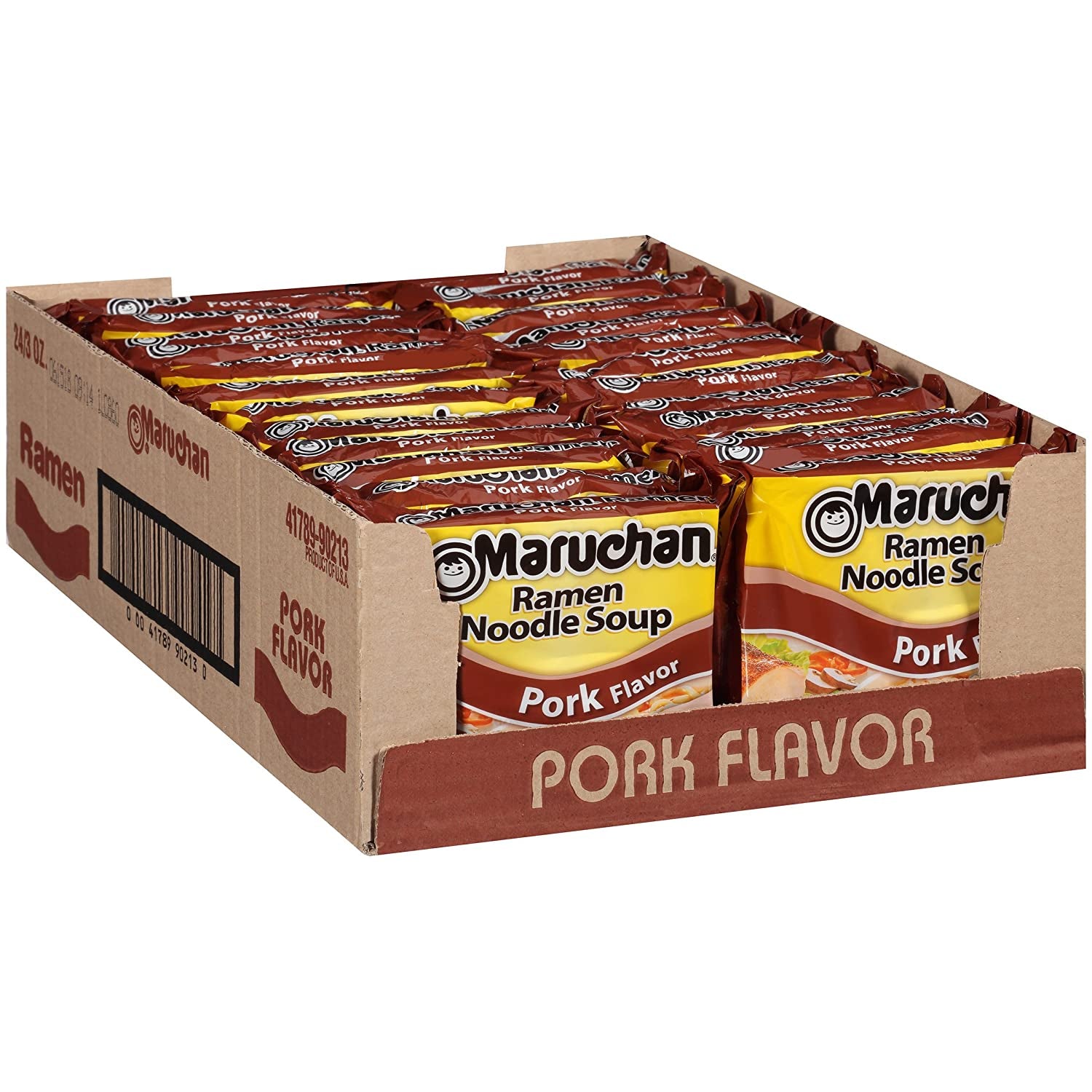 Maruchan Ramen Pork Flavor, 3.0 Oz(Pack of 24)