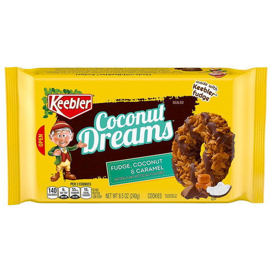 Keebler Fudge Cookies, Coconut Dreams, 8.5Oz