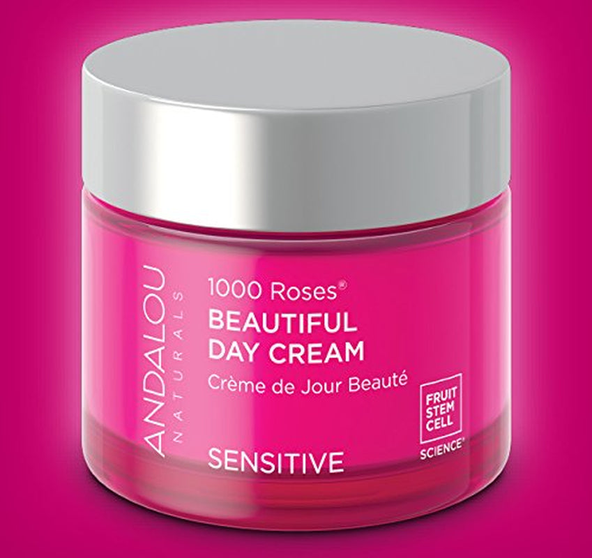 Andalou Naturals 1000 Roses Beautiful Day Cream, 1.7 Oz