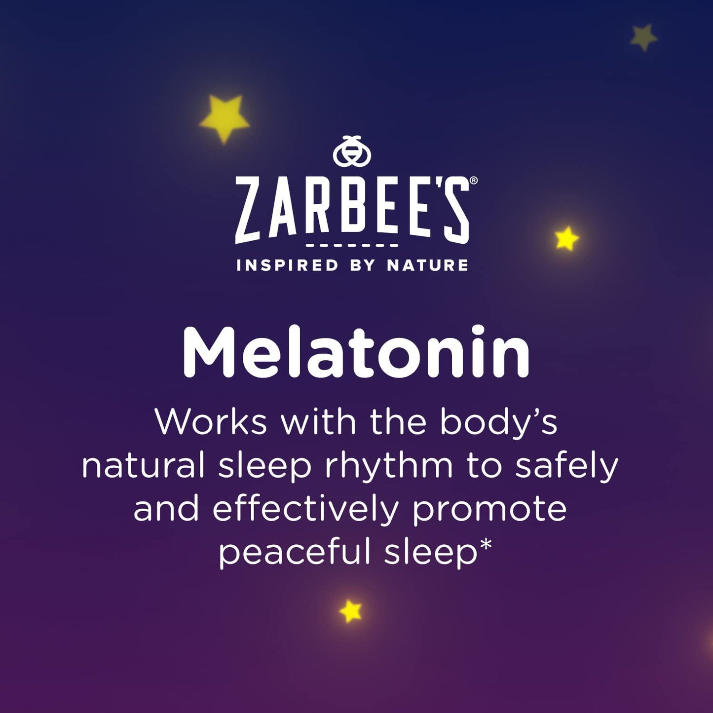 Zarbee'S Kids 1Mg Melatonin Chewable Tablet Drug-Free & Effective Sleep Supplement Easy to Take Natural Grape Flavor Tablets for Children Ages 3 and up 50 Count