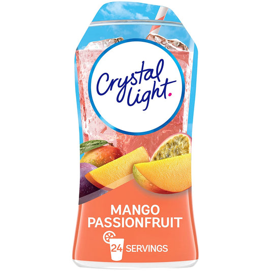 Crystal Light Sugar-Free Zero Calorie Liquid Water Enhancer - Mango Passionfruit Water Flavor Drink Mix (1.62 Fl Oz Bottle)