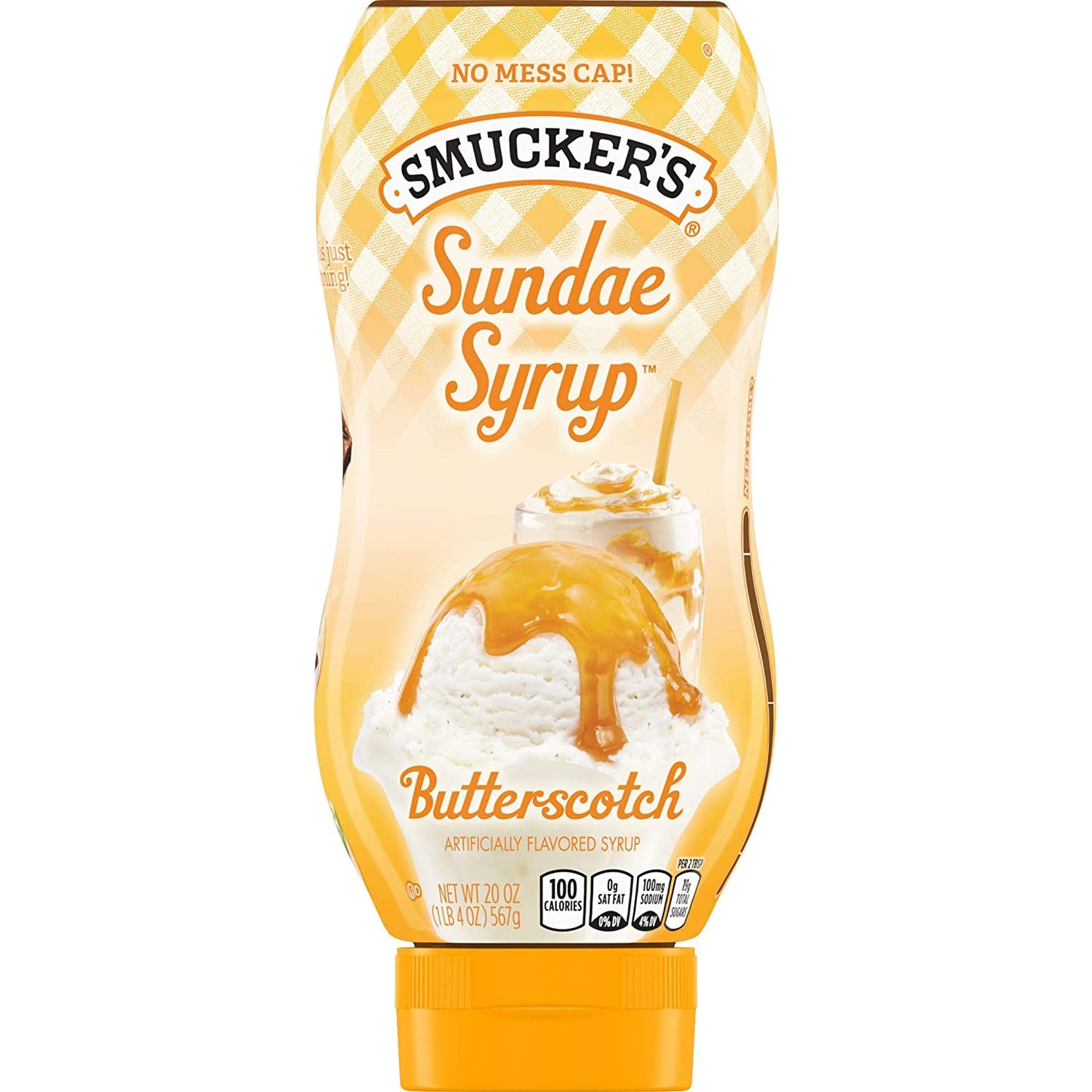 Smucker'S Sundae Syrup Butterscotch Flavored Syrup, 20 Ounces