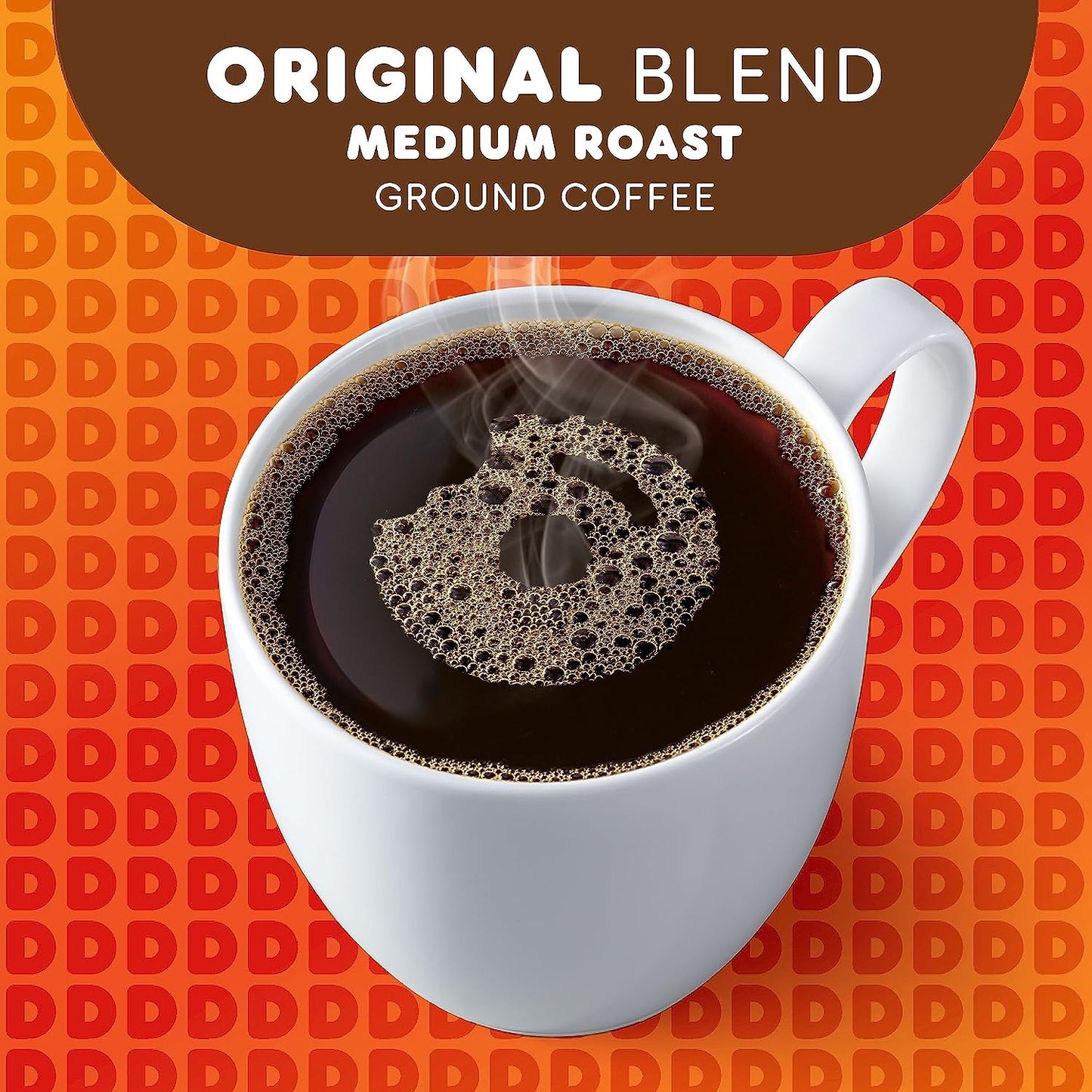 Dunkin' Original Blend Medium Roast Ground Coffee, 12 Ounces