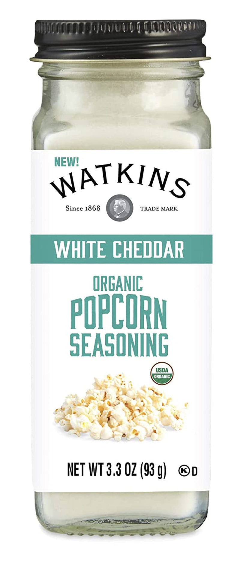 Watkins Gourmet Organic White Cheddar Popcorn Seasoning, 3.3 Oz