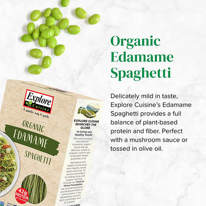 Organic Dry Edamame Spaghetti Pasta, 8Oz.