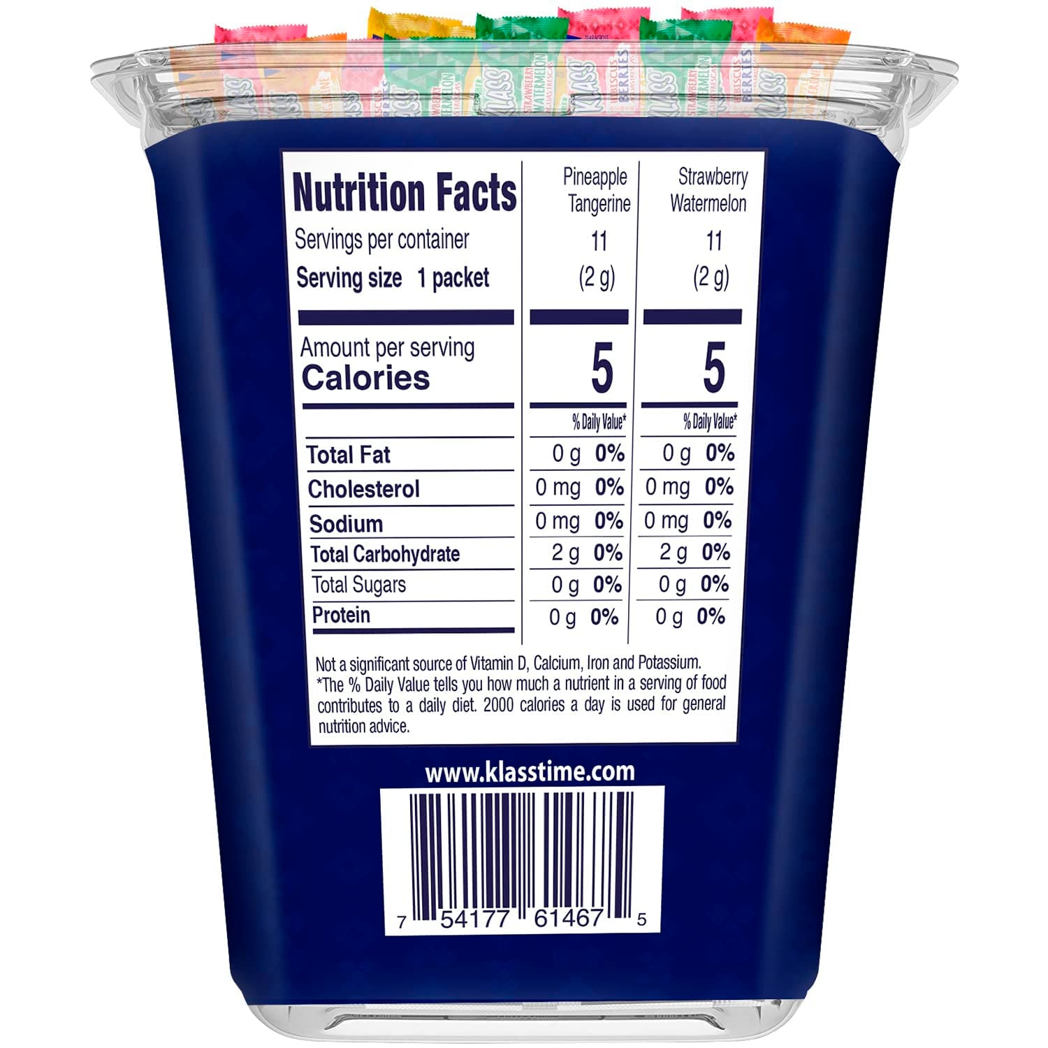 Klass Aguas Frescas, Fruit Variety Pack, Sugar Free Drink Mix , On-The-Go! Powdered Drink Mix (44 Count Powder Stick Packs) 5 Calories per Packet- Shake It Up! the New Way to Drink Aguas Frescas.