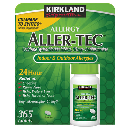 Aller-Tec, 365 Tablets