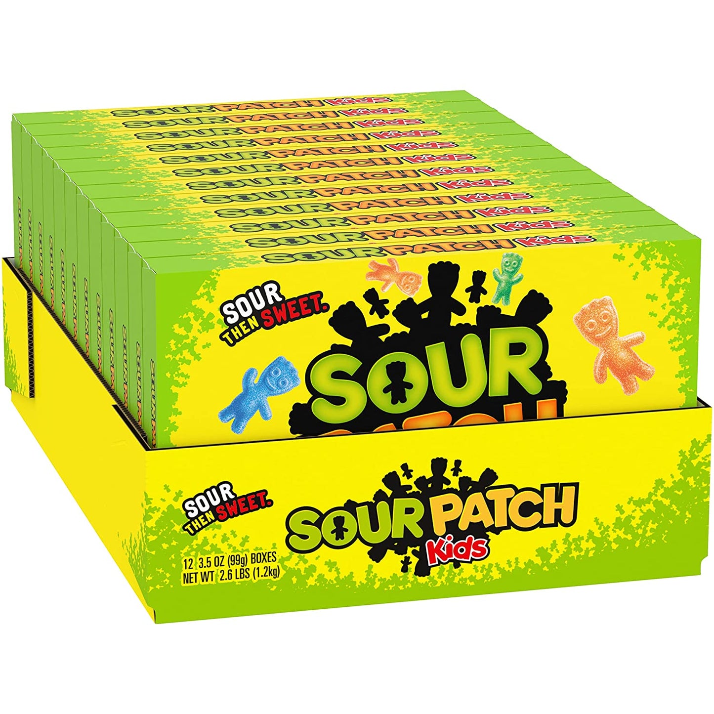 (Price/Case)Sour Patch Kids Soft and Chewy Candy 3.5 Ounces - 12 per Case