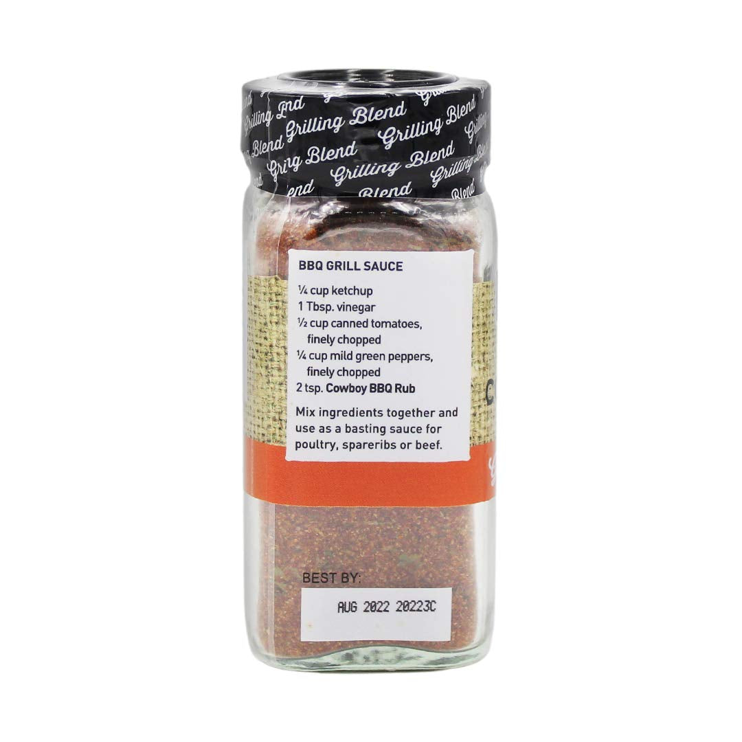 The Spice Hunter Cowboy BBQ Rub Seasoning Blend (1.7 Ounces)